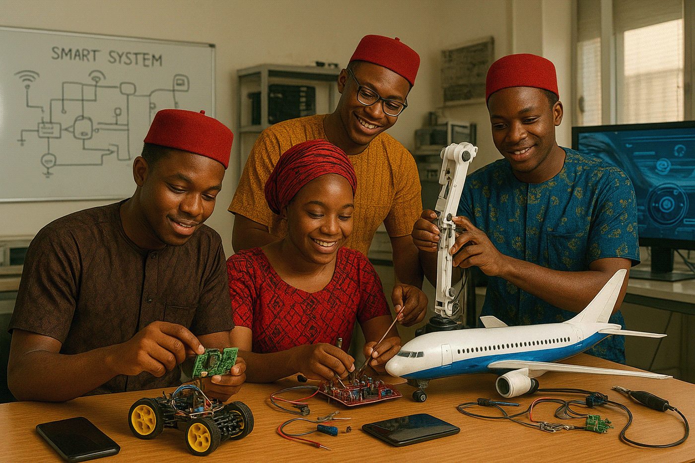 Concept: a team developing smart systems and robotics