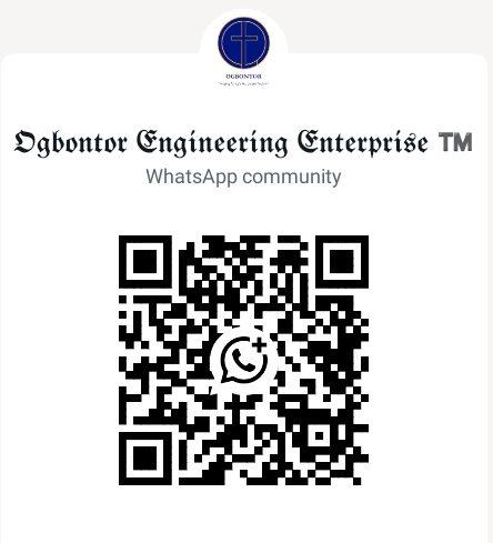 QR code for the Ogbontor WhatsApp community